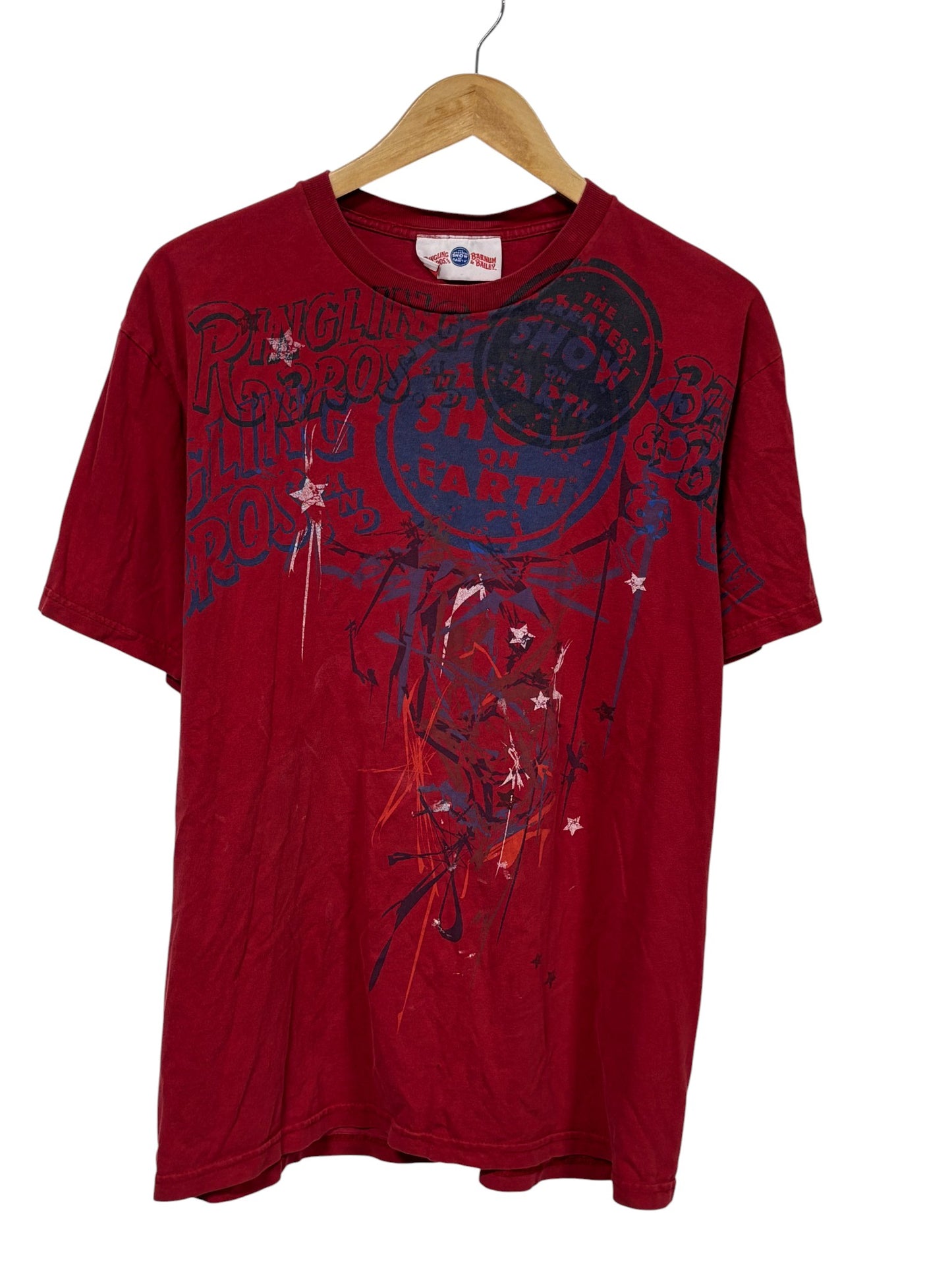 Vintage Ringling Bros Circus Greatest Show on Earth Graphic Tee Size Large