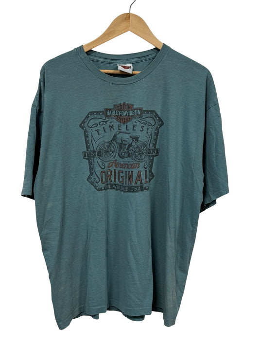 Harley Davidson Timeless Original Biker Graphic Tee Size XXL
