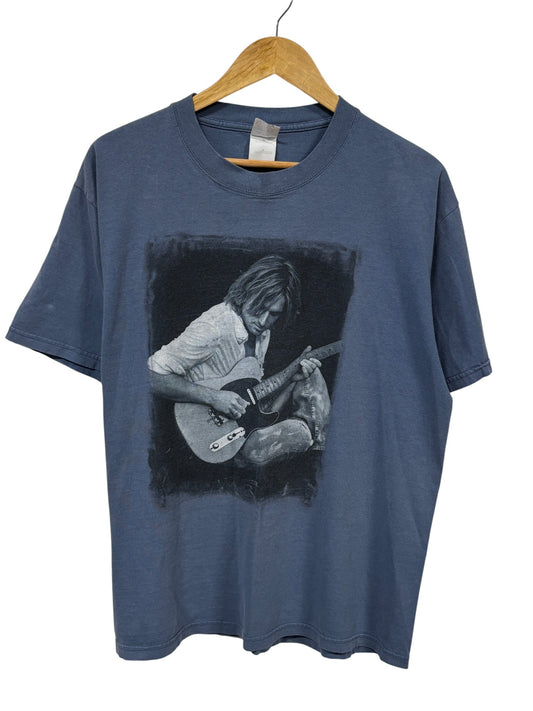 Vintage Y2K Keith Urban Concert Tour Band Graphic Tee Size Large
