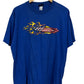 Vintage Y2K Surf America Flag Surfing Graphic Tee Size XL