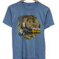 Vintage 80's Train Railroad Graphic Tee Size Medium
