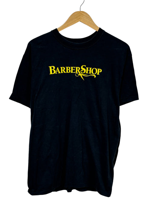 Vintage Y2K Barbershop Movie Promo Hair Cut History Tee Size Large