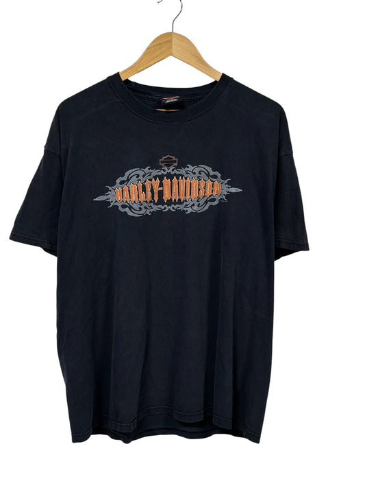 Harley Davidson Sevilla Spain Biker Graphic Tee Size XL