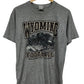Vintage Y2K University of Wyoming Football Graphic Tee Size Medium