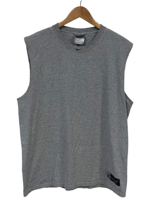 Vintage Nike Y2K Center Swoosh Tank Top Tee Size Large