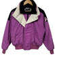 Vintage 90's Women's Pink White Ski Jacket Size Medium