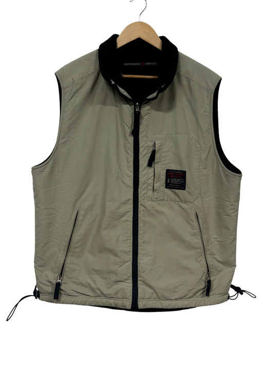Vintage 90's Abercrombie and Fitch Reversible Cargo Vest Size Large