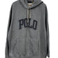 Polo Classic Spell Out Grey Hoodie Size XXL Tall