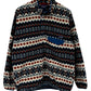 Patagonia Synchilla Snap T Aztec Cliff Print Sweater Size Large