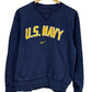 Nike US Navy Center Swoosh Crewneck Sweater Size Medium