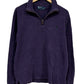 Polo Ralph Lauren Purple Quarter Zip Sweater Size Large