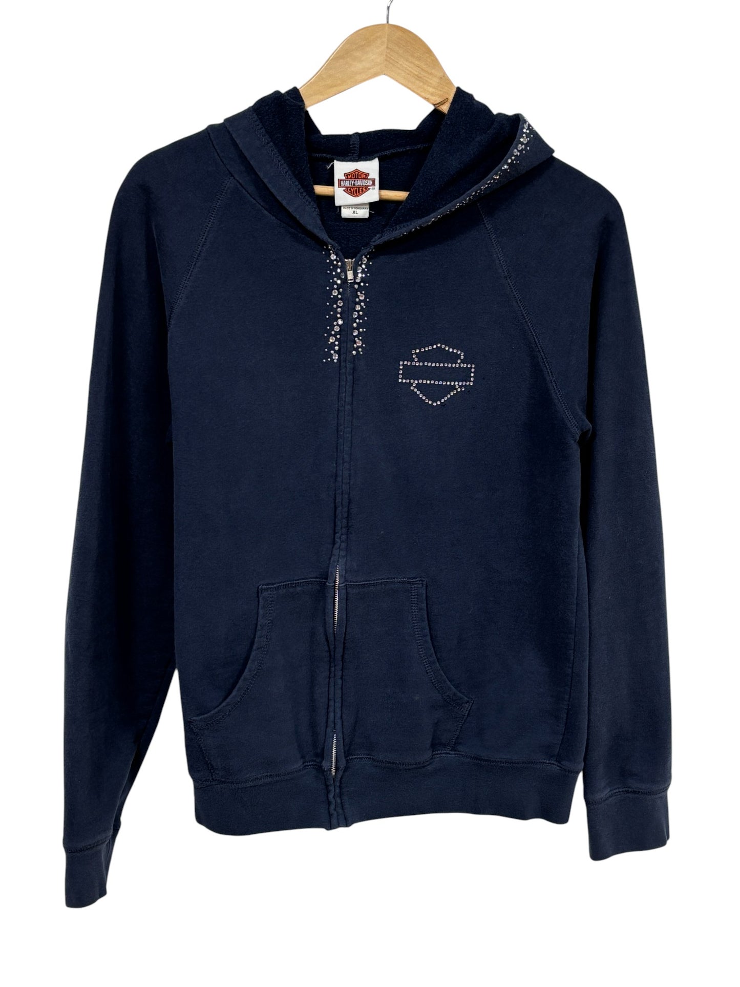 Harley Davidson Women's Gillette Wyoming Biker Hoodie Size XL