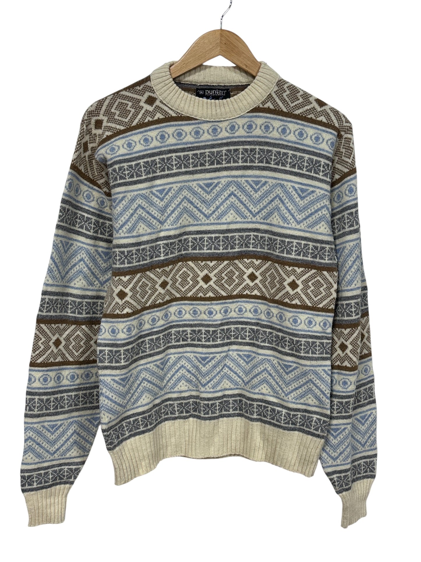 Vintage 80's Puritan Wintuk Acrylic Knit Sweater Size XL