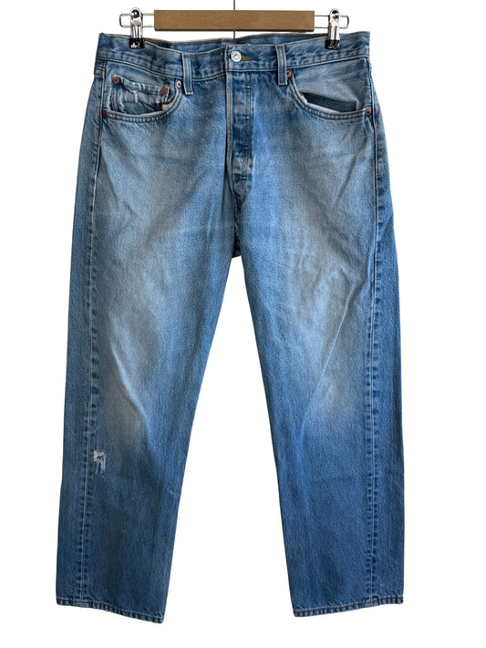 Vintage Levi's 501 Medium Wash Denim Jeans Size 33x28