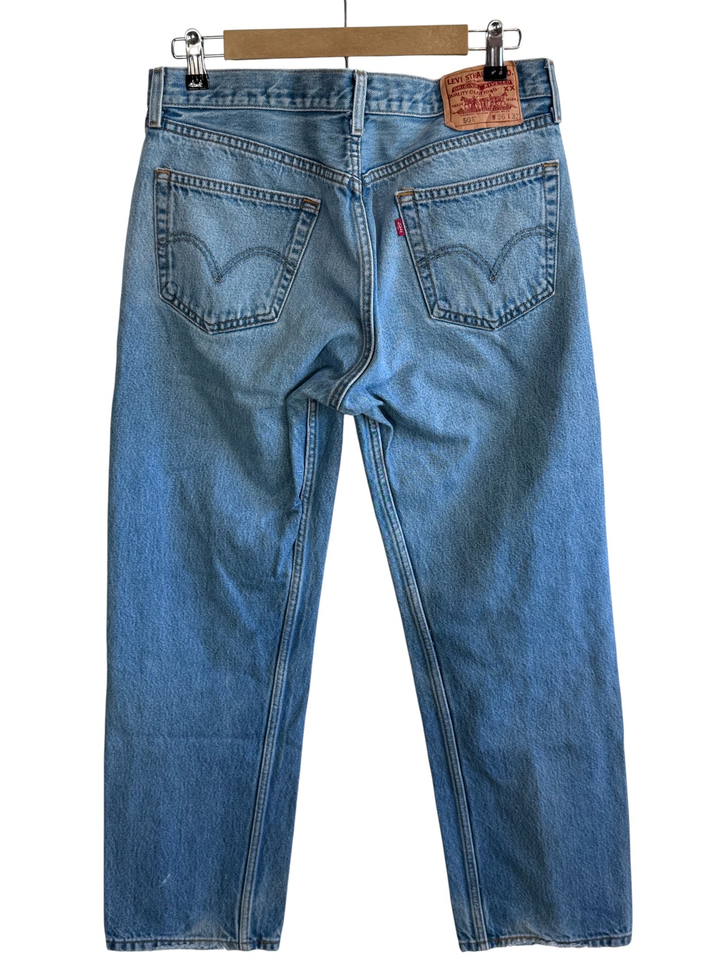 Vintage Levi's 501 Medium Wash Denim Jeans Size 33x28