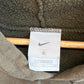 Vintage Nike Olive Green Center Swoosh Hoodie Size XL
