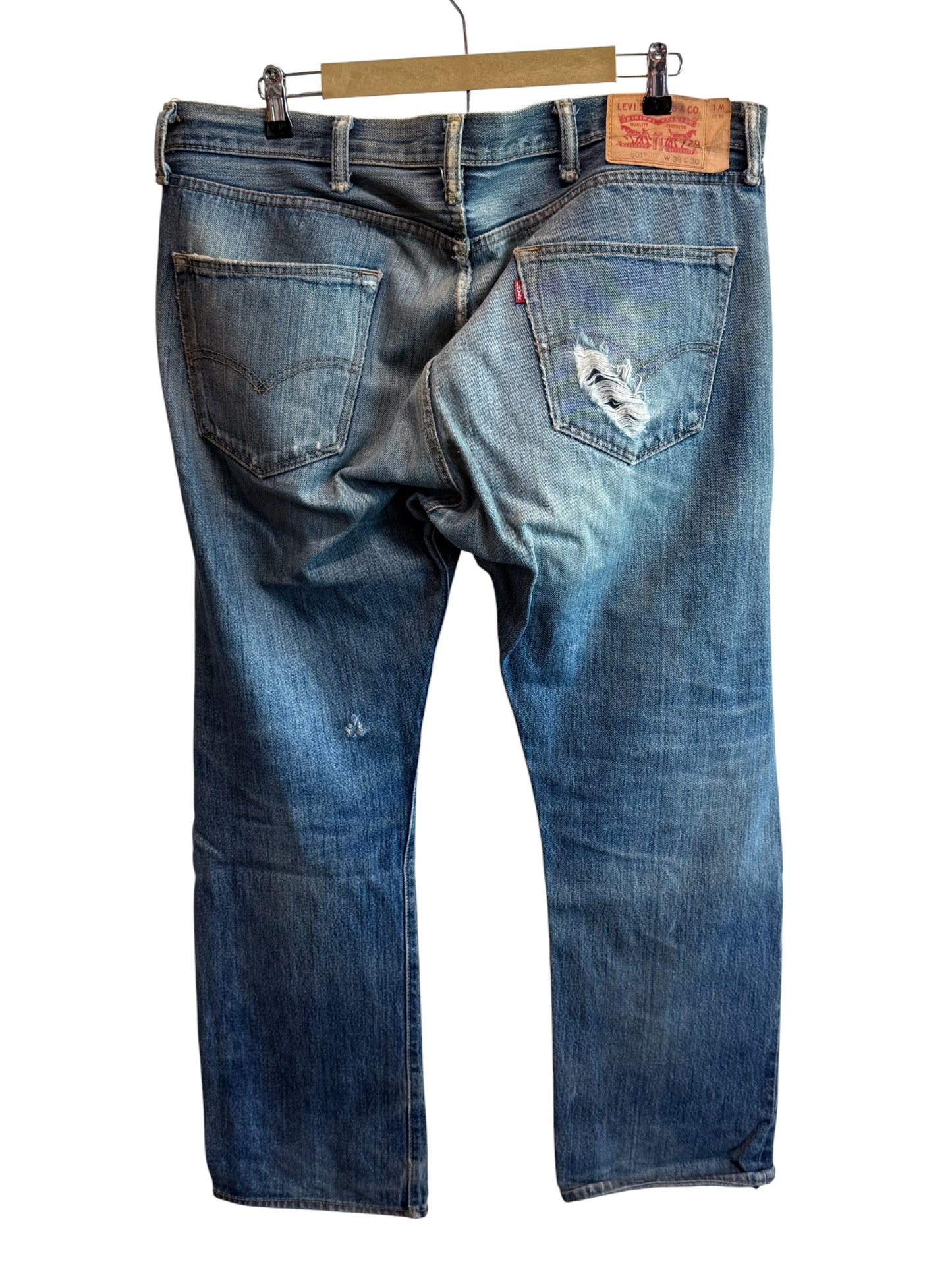 Vintage Levi's 501 Denim Jeans Size 38x29
