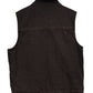 Vintage Carhartt Brown Sherpa Lined Zip Up Vest Size Large