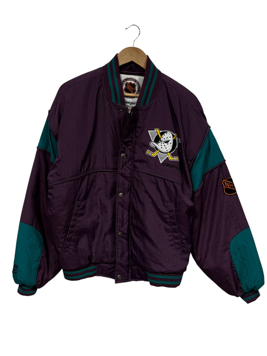 Vintage 90's Anaheim Ducks NHL Big Puffer Jacket Size Medium