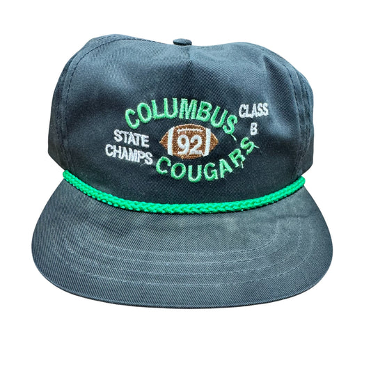 Vintage 1992 Columbus Montana State Football Champions Hat