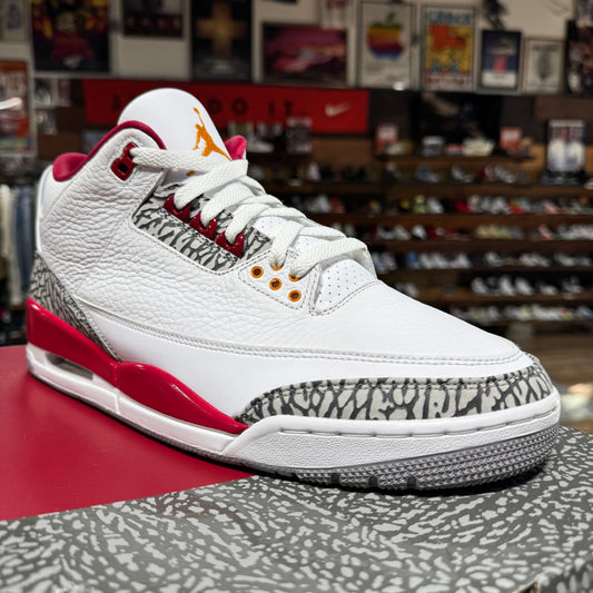 Jordan 3 'Cardinal' Size 12