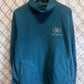 Vintage Big Dogs Mock Neck Blue Fleece Sweater Size XL