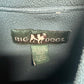 Vintage Big Dogs Mock Neck Blue Fleece Sweater Size XL