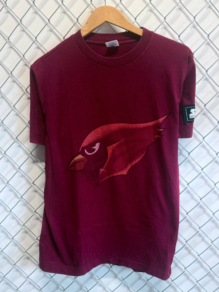 Vintage 90's Phoenix Cardinals NFL Logo Faded Graphic Tee Size Medium