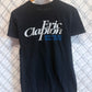 Vintage 1983 Eric Clapton Screen Stars American Tour Thin Band Tee Size Large