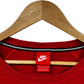 Nike Futura Logo Swoosh Short Sleeve Sweater Size Medium