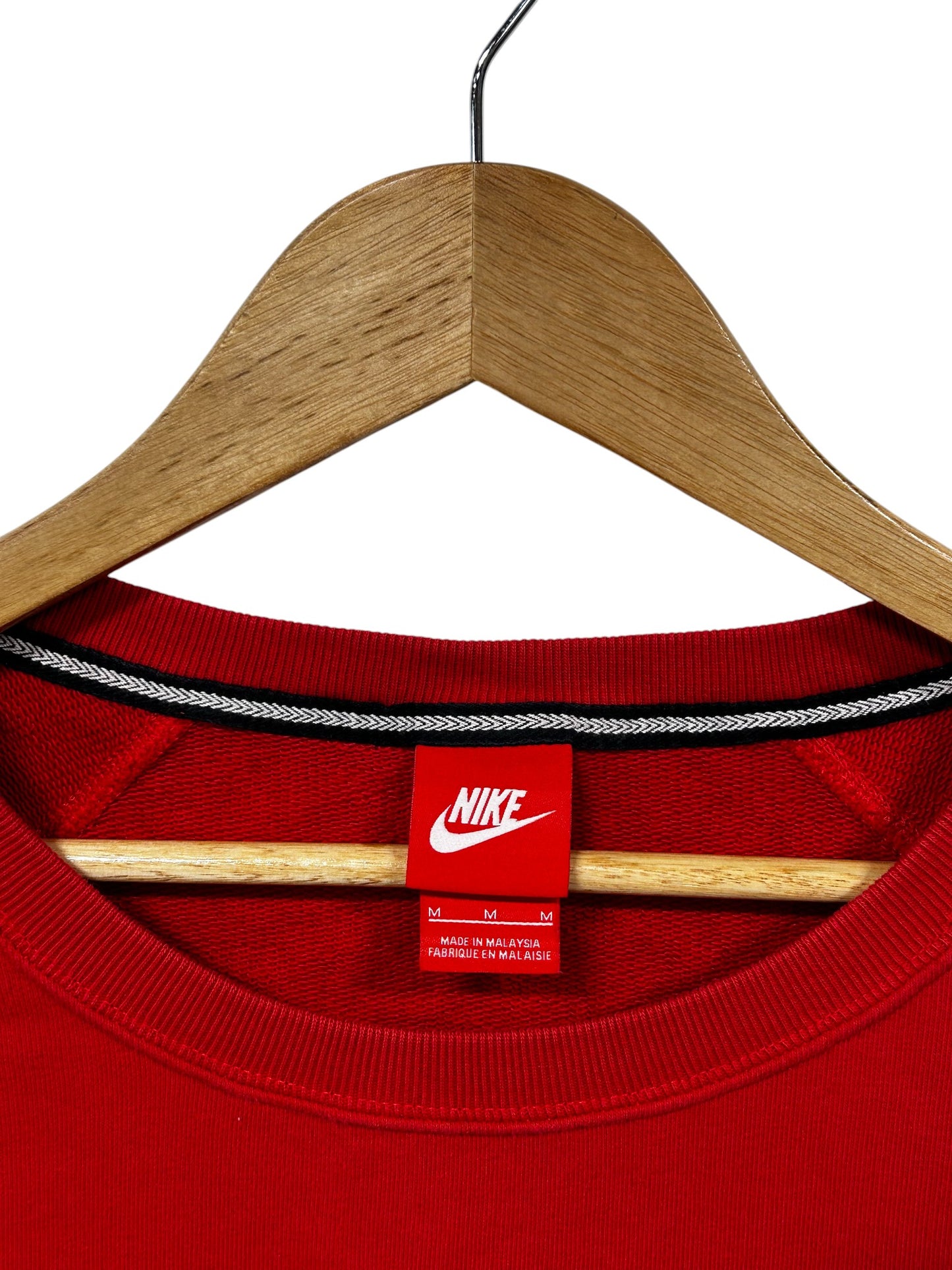 Nike Futura Logo Swoosh Short Sleeve Sweater Size Medium