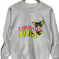Vintage 90's Chrysalis Butterfly Nature Crewneck Sweater Size Large