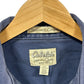 Vintage Cabelas Stonewash Canvas Blue Button Up Shirt Size Large