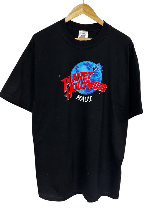 Vintage 90's Planet Hollywood Maui Graphic Tee Size Large
