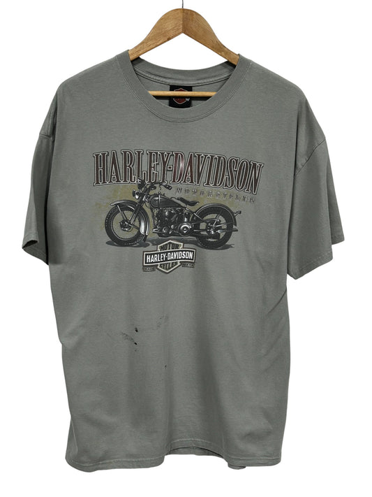 Harley Davidson Thunderbolt Butte Montana Biker Tee Size XL