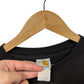 Vintage Carhartt Faded Black Pocket Tee Size XL