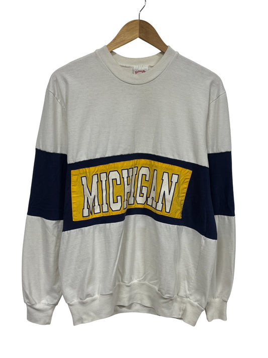 Vintage 90's University of Michigan Wolverines Long Sleeve Shirt Size Medium