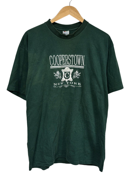 Vintage 90's Cooperstown New York Graphic Tee Size XL