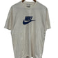 Vintage Nike Futura Swoosh Logo White Graphic Tee Size Large