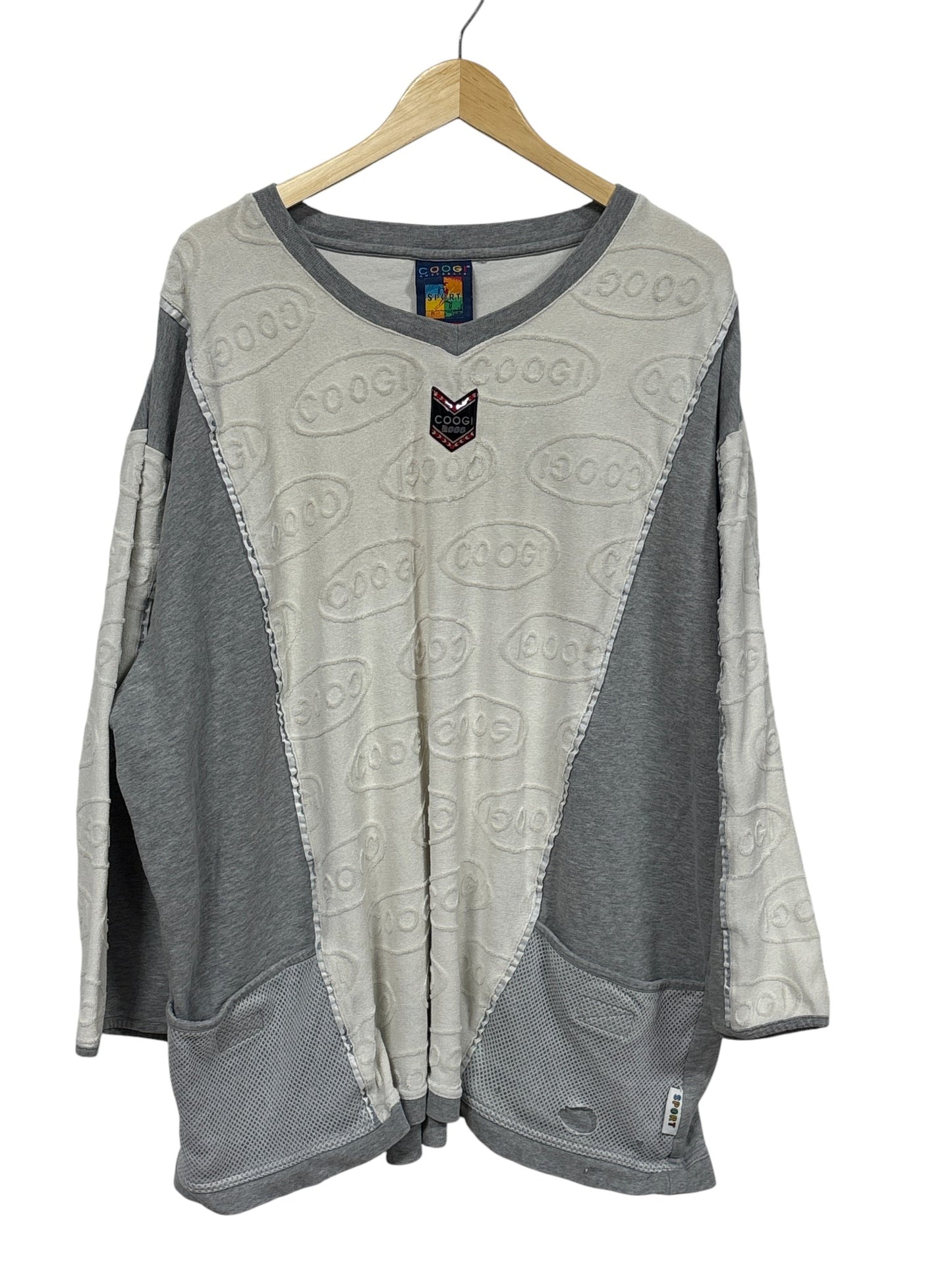 Vintage Y2K Coogi All Over Print Sweater Size 4XL