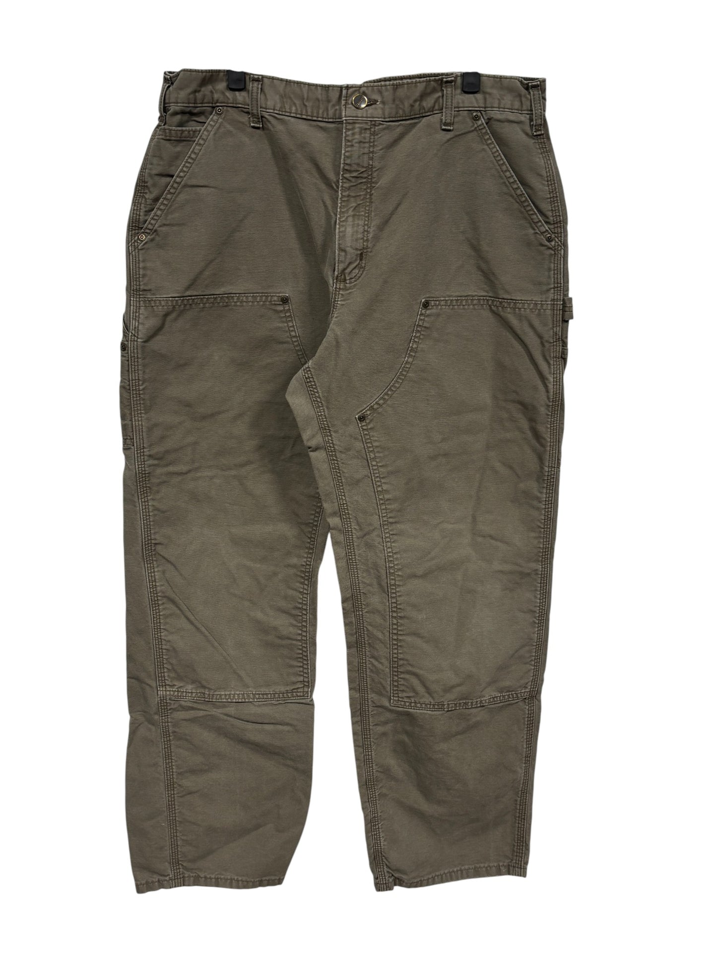 Carhartt Brown Double Knee Carpenter Pants Size 36x32
