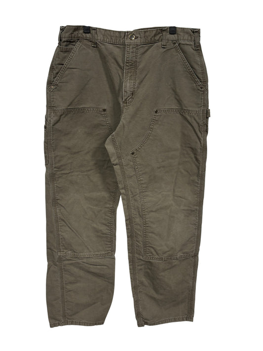 Carhartt Brown Double Knee Carpenter Pants Size 36x32