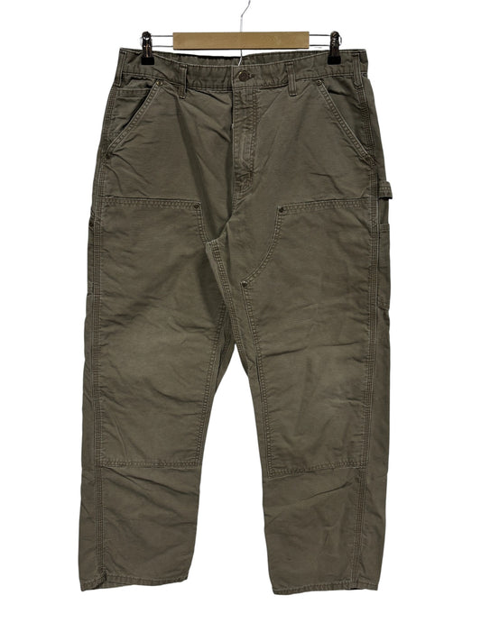 Carhartt Brown Double Knee Carpenter Pants Size 36x32