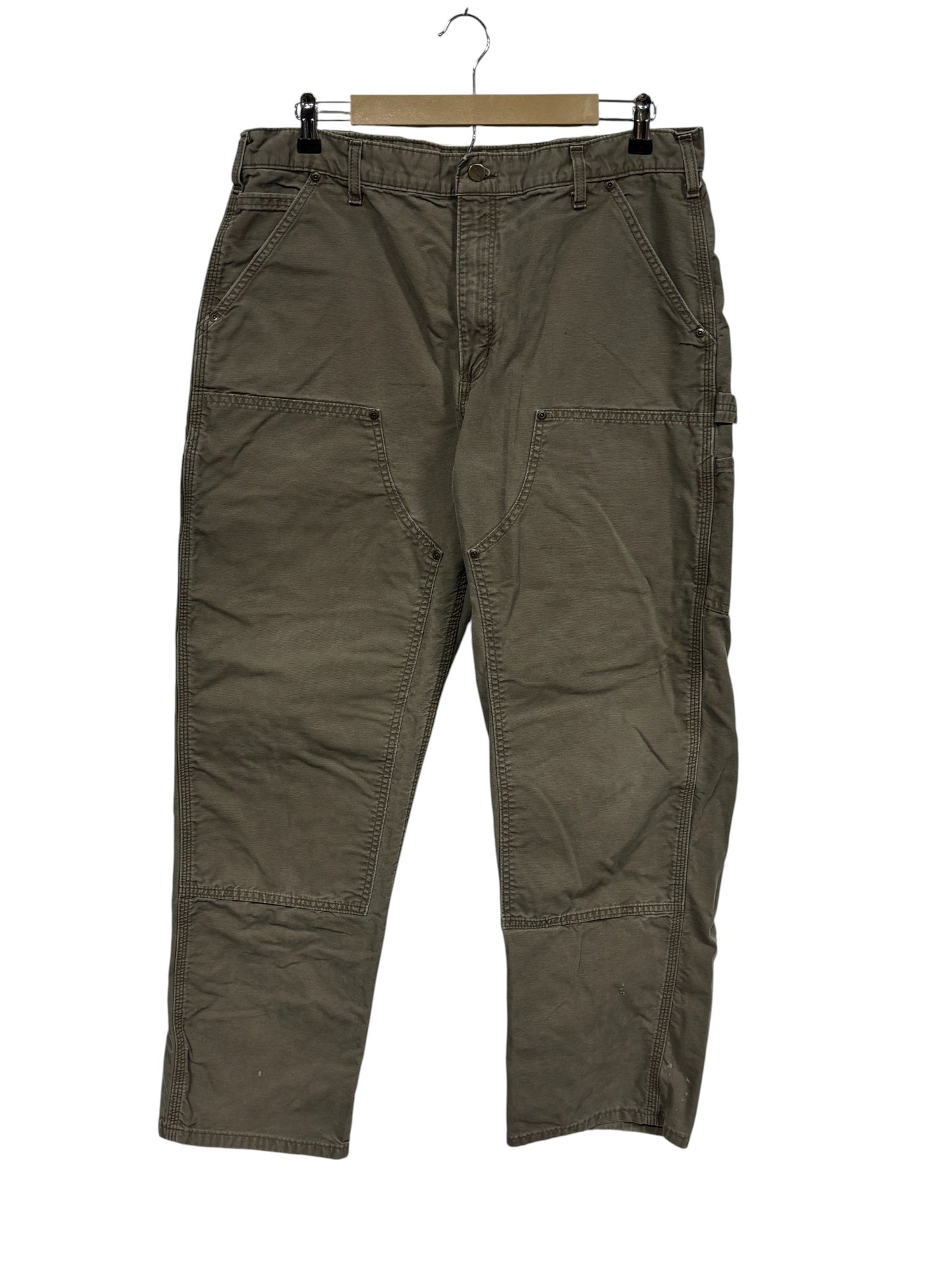 Carhartt Brown Double Knee Carpenter Pants Size 36x32