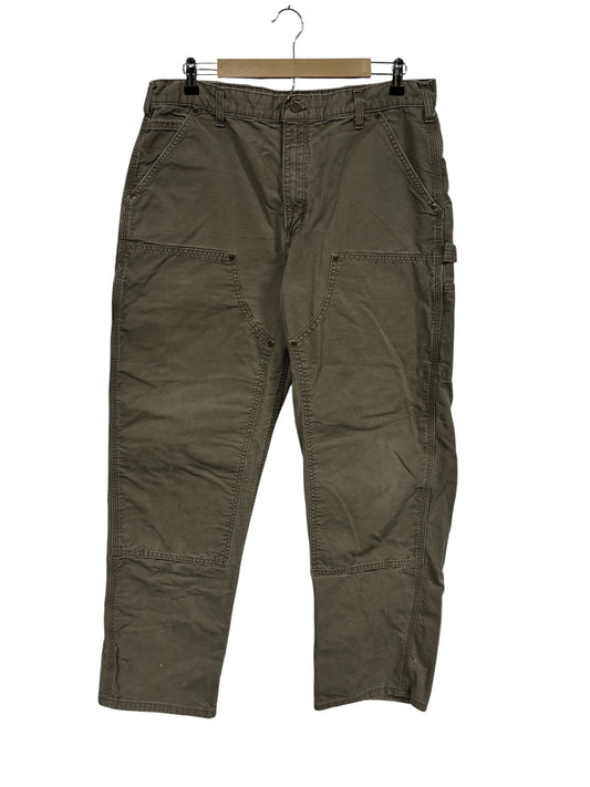 Carhartt Brown Double Knee Carpenter Pants Size 36x32