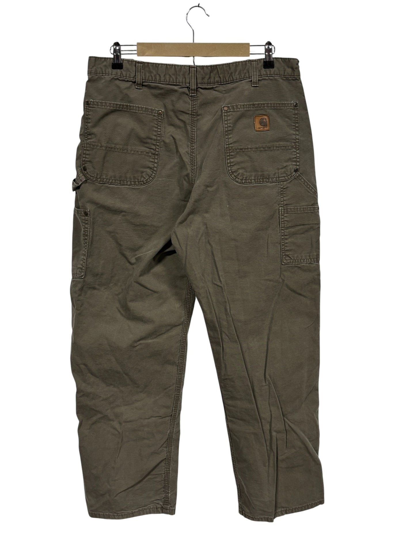 Carhartt Brown Double Knee Carpenter Pants Size 36x32