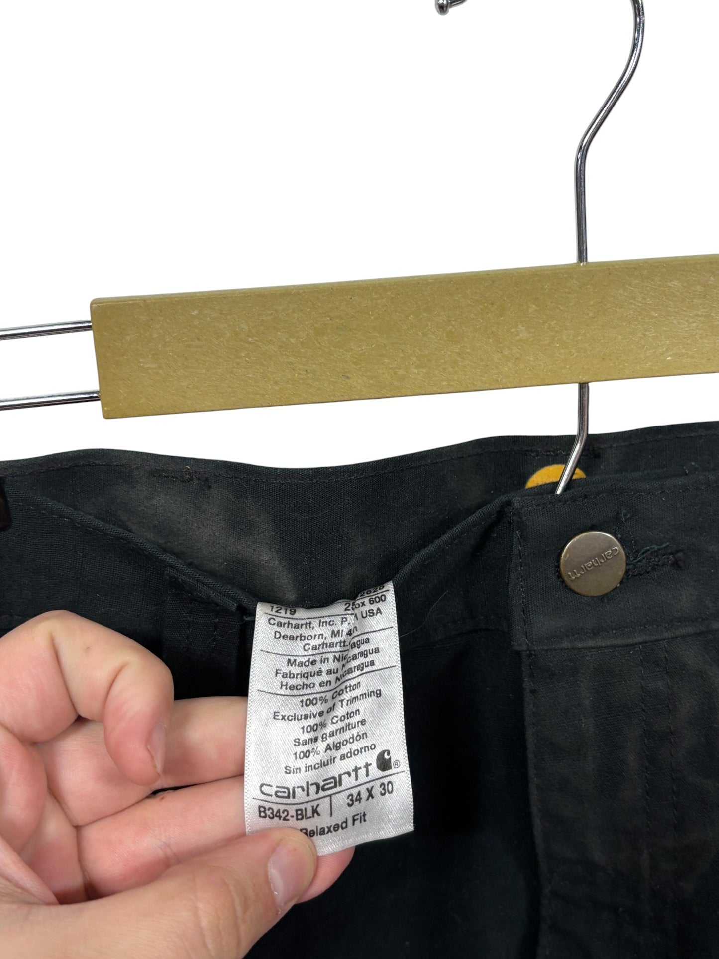 Carhartt Brown Cargo Carpenter Pants Size 34x30
