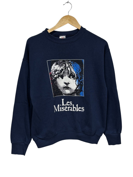 Vintage 90's Les Miserables Broadway Graphic Crewneck Sweater Size Medium