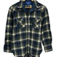 Vintage Pendleton Plaid Wool Button Up Shirt Size Large