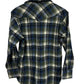 Vintage Pendleton Plaid Wool Button Up Shirt Size Large